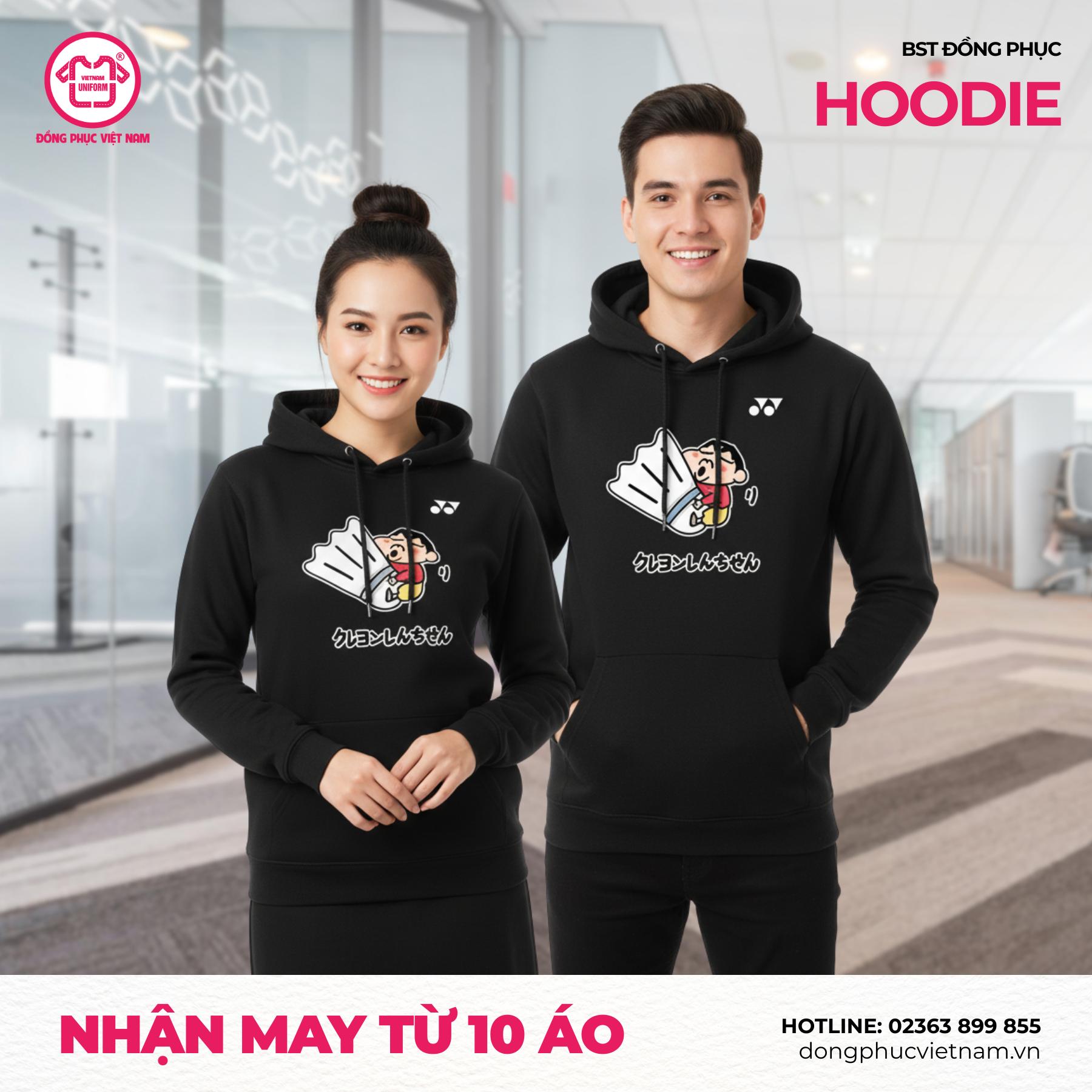 Hoodie đen logo lớn Hoodie đen logo lớn