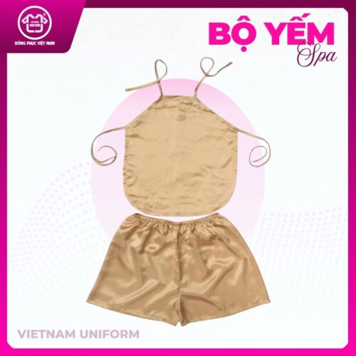 Bộ yếm đồng phục spa 3