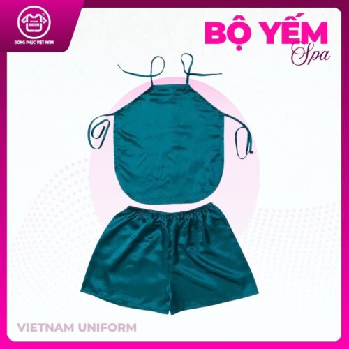 Bộ yếm đồng phục spa 4