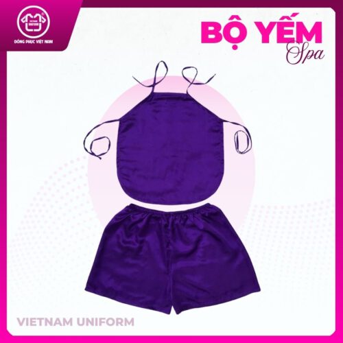 Bộ yếm đồng phục spa 5