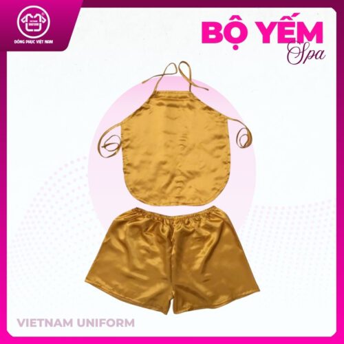 Bộ yếm đồng phục spa 8