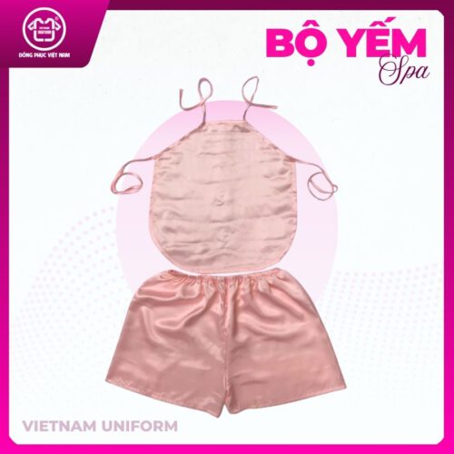 Bộ yếm đồng phục spa 9