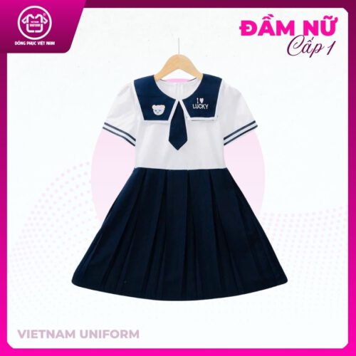 đầm bé gái tiểu học mẫu 5