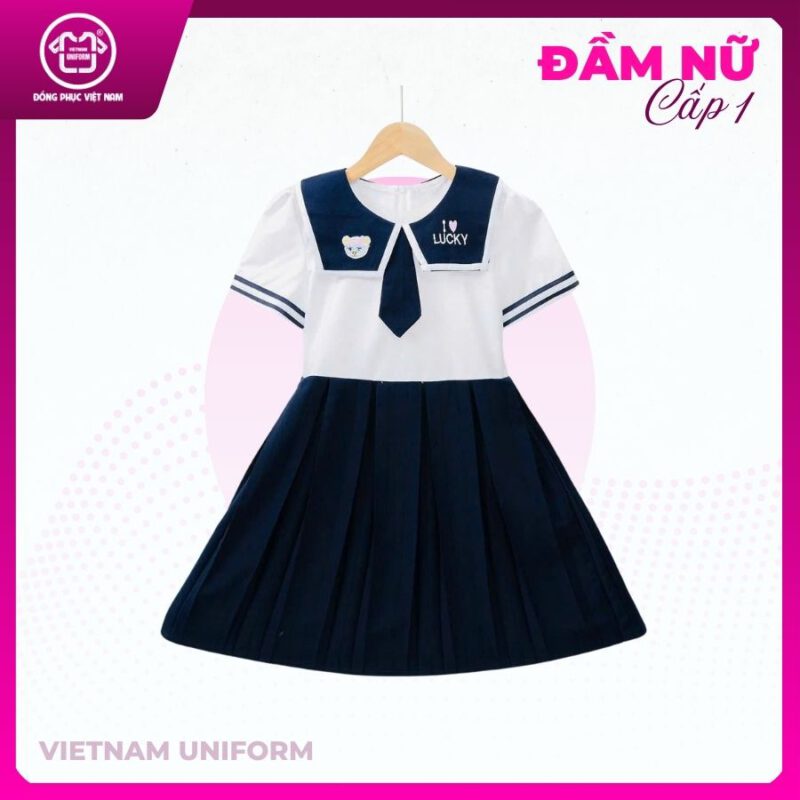 đầm bé gái tiểu học mẫu 5