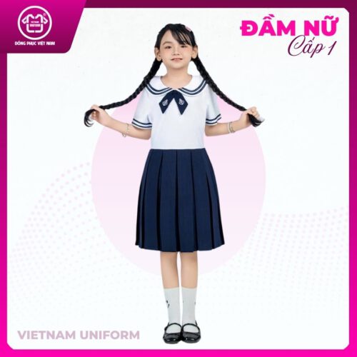 Đầm nữ tiểu học mẫu 1