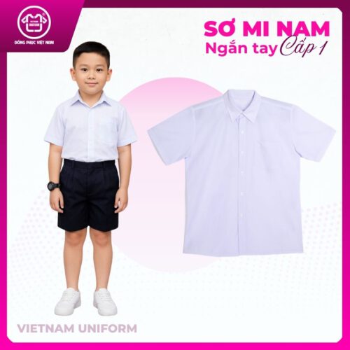 Áo sơ mi tay ngắn cấp 1