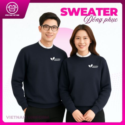 sweater unisex đen