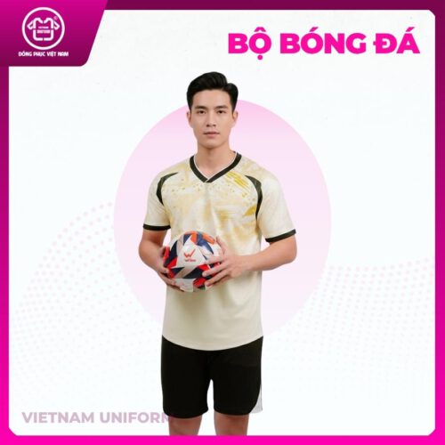Bộ bóng đá kem, vàng phối đen