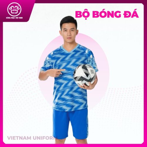 Bộ bóng đá màu xanh dương