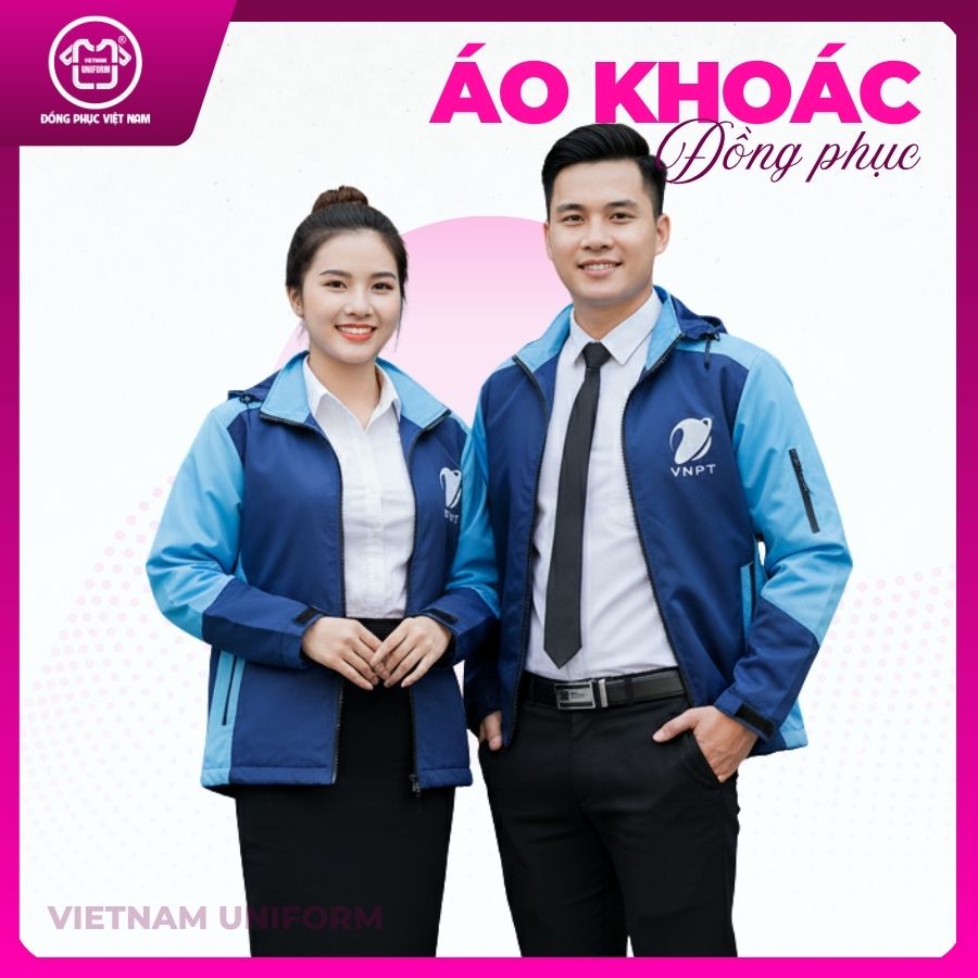 21 Áo khoác vinaphone mẫu xanh dương
