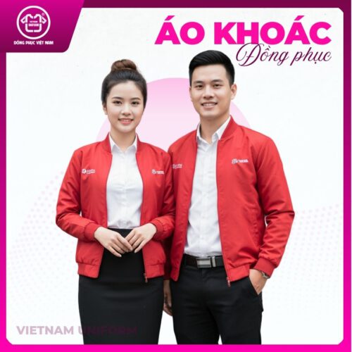 Áo khoác đỏ đậm