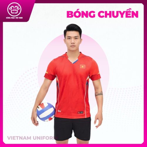 Bộ bóng chuyền đỏ