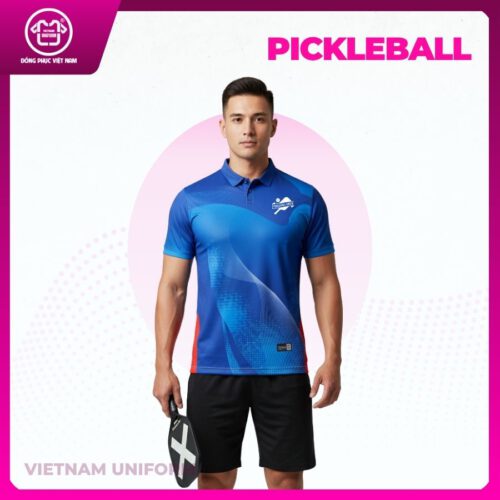 Bộ pickleball in 3d xanh