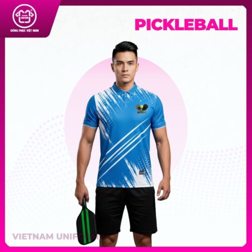 Bộ pickleball in 3d xanh trắng