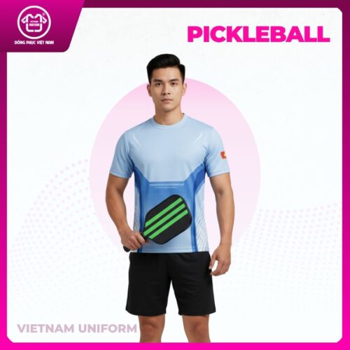 Bộ pickleball 3d xanh nhạt