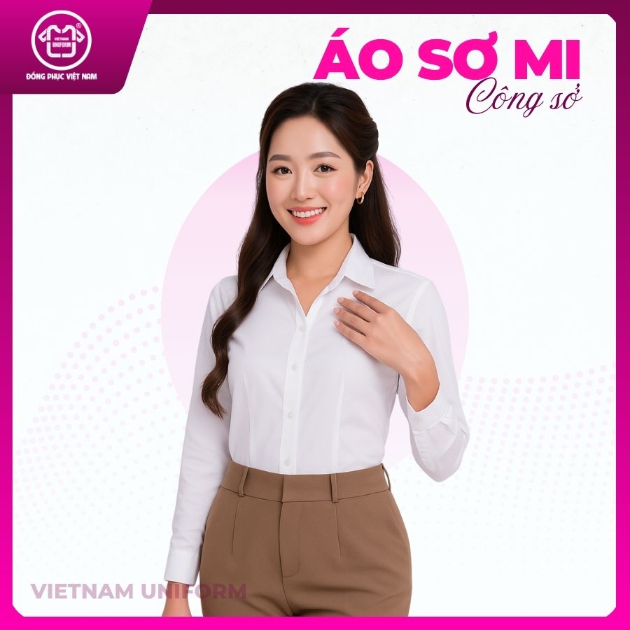 Sơ mi nữ trắng dài tay Sơ mi nữ trắng dài tay