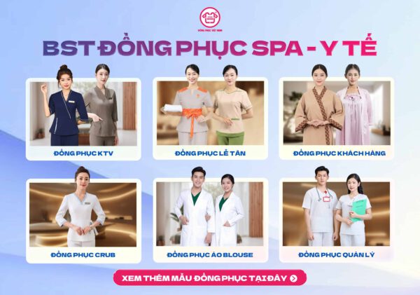 Đồng phục spa - bệnh viện gồm những loại nào?