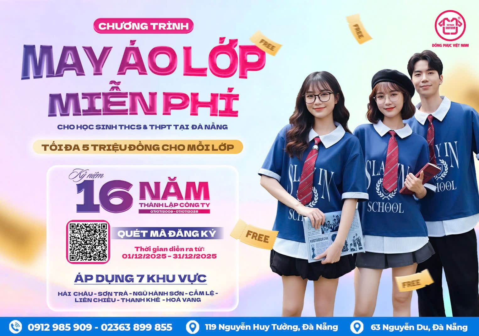 Khuyến mãi áo lớp