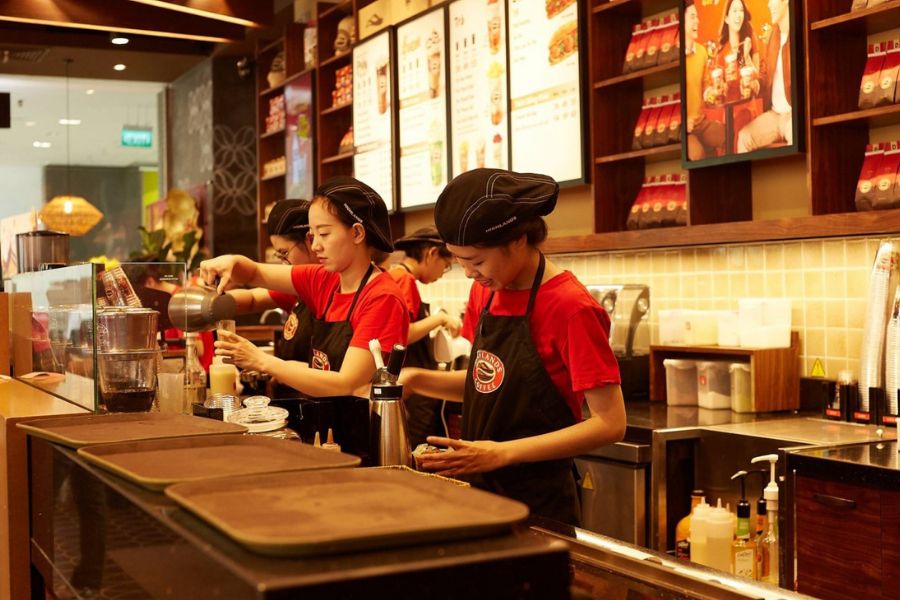 Đồng phục quán Cafe