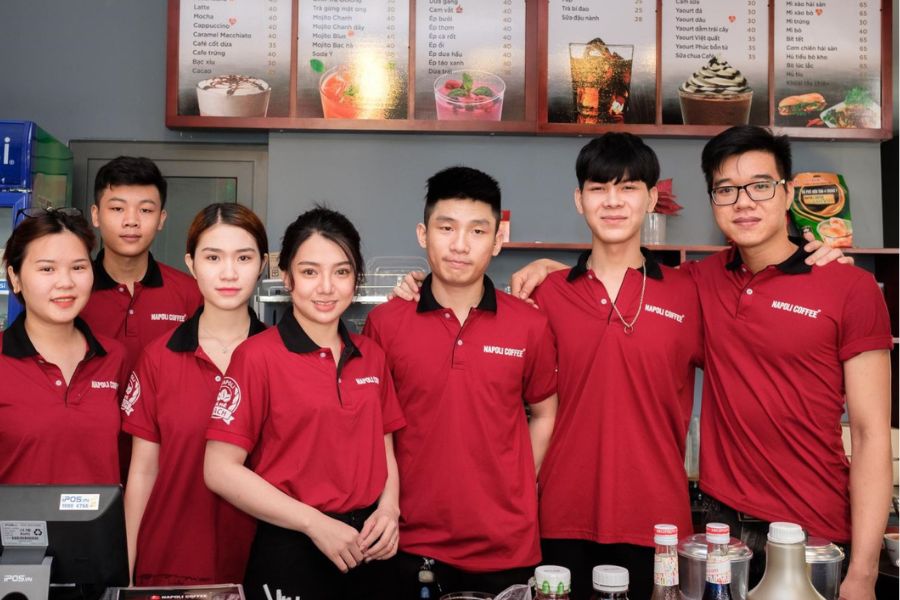 Đồng phục quán cafe